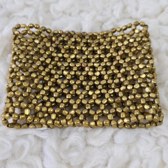 Vintage Hand Made Stretch Cuff Bracelet - Picture 3 of 9